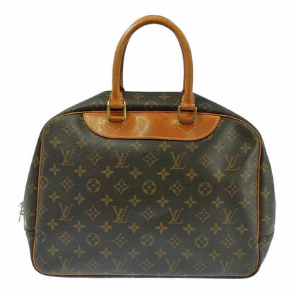 Louis Vuitton Monogram Deauville Tote Bag M47270 Brown Handbag PVC Leather