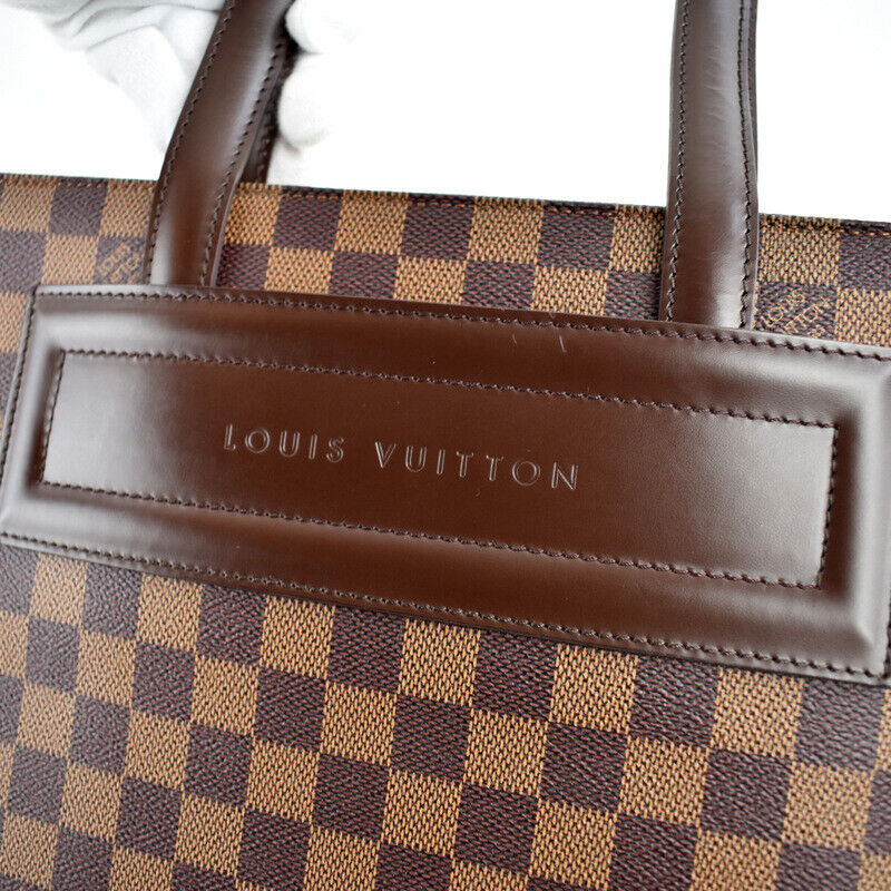 Louis Vuitton Bag Parioli PM Damier Tote Shoulder N51123 Semi Leather Ebene