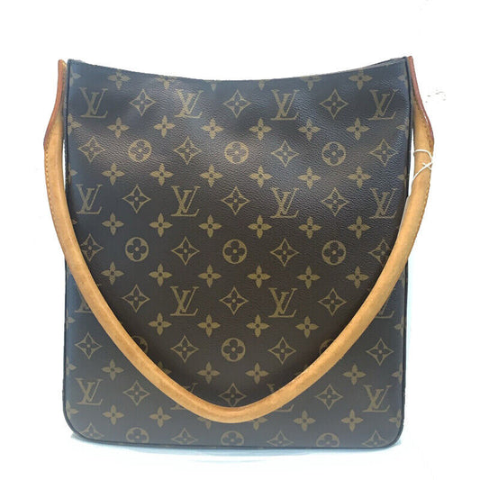 Louis Vuitton Looping GM Shoulder Bag M51145 Monogram Brown Gold Hardware