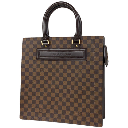 Louis Vuitton Venice GM Handbag Tote Bag Damier Ebene Brown N51146