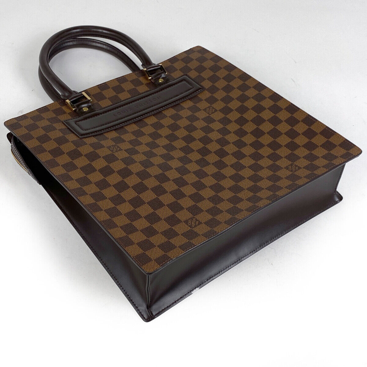 Louis Vuitton Venice GM Handbag Tote Bag Damier Ebene Brown N51146