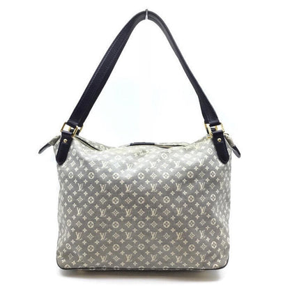 Louis Vuitton M40570 Fuzain Monogram Ideal Navy White Tote Bag Shoulder