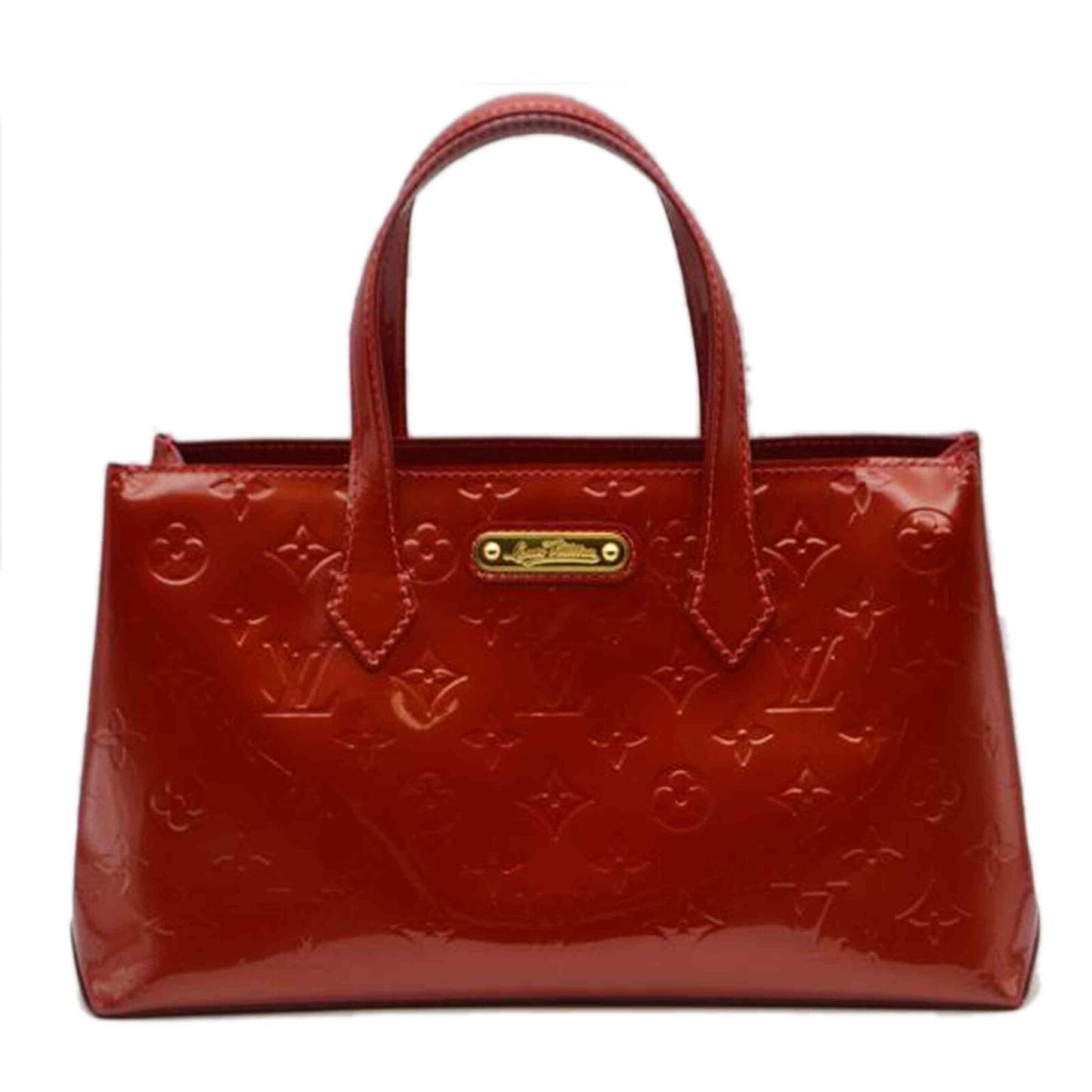 Louis Vuitton Vuitton Wilshire PM Vernis Pomme Damour Red M93642 Monogram