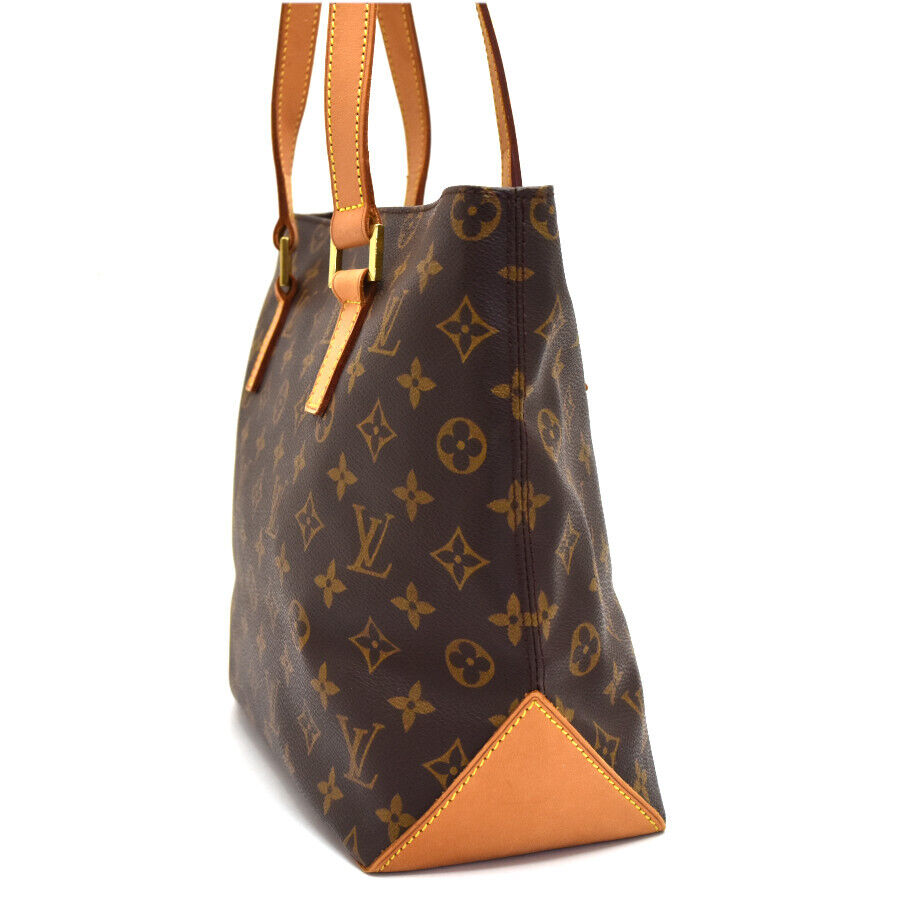 Louis Vuitton Tote Bag Cabas Piano Monogram M51148 Canvas Leather Brown