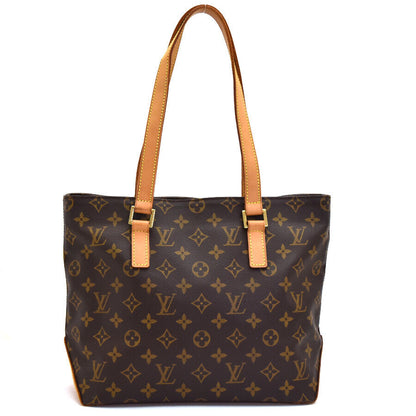 Louis Vuitton Tote Bag Cabas Piano Monogram M51148 Canvas Leather Brown