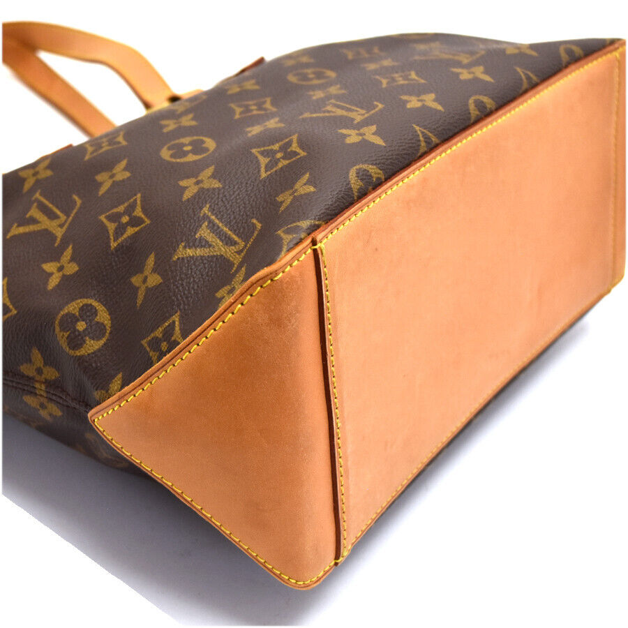 Louis Vuitton Tote Bag Cabas Piano Monogram M51148 Canvas Leather Brown