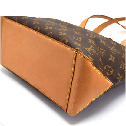 Louis Vuitton Tote Bag Cabas Piano Monogram M51148 Canvas Leather Brown