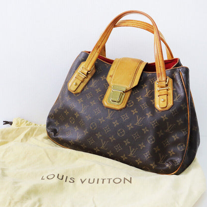 Louis Vuitton M55210 Greet Tote Bag Brown Monogram Good Condition