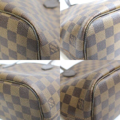 Louis Vuitton N51109 Damier Neverfull PM Tote Bag Ebene Brown