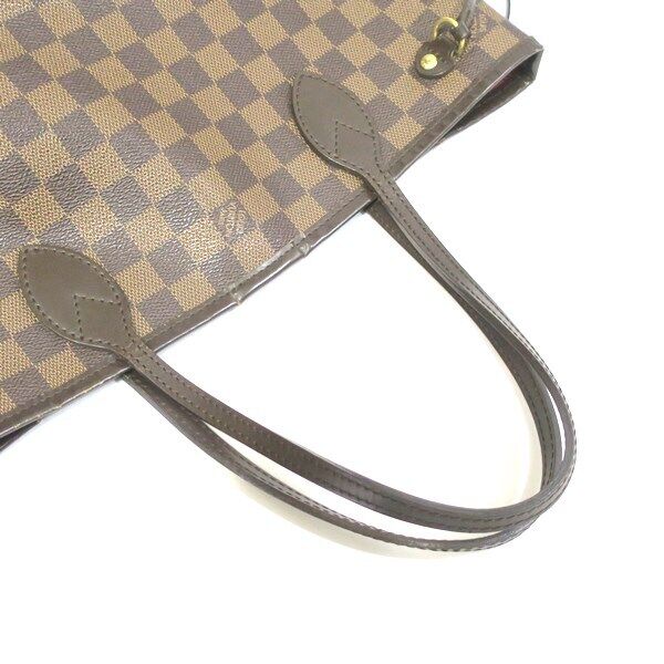 Louis Vuitton N51109 Damier Neverfull PM Tote Bag Ebene Brown