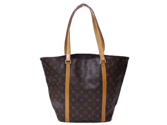 Louis Vuitton Sac Shopping M51108 Tote Bag Large Capacity Brown Monogram Canvas