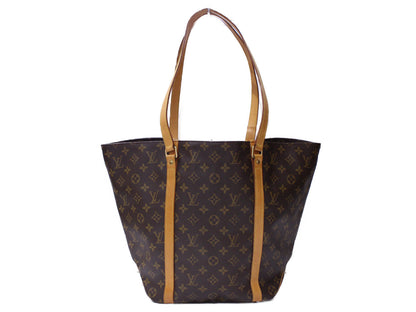 Louis Vuitton Sac Shopping M51108 Tote Bag Large Capacity Brown Monogram Canvas