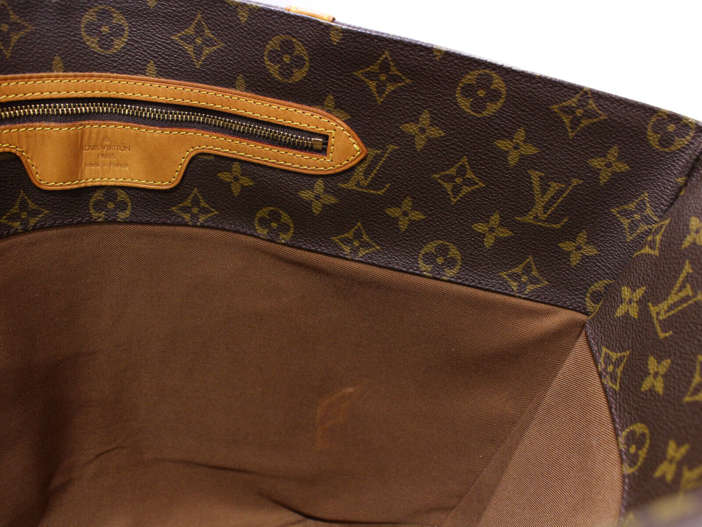 Louis Vuitton Sac Shopping M51108 Tote Bag Large Capacity Brown Monogram Canvas