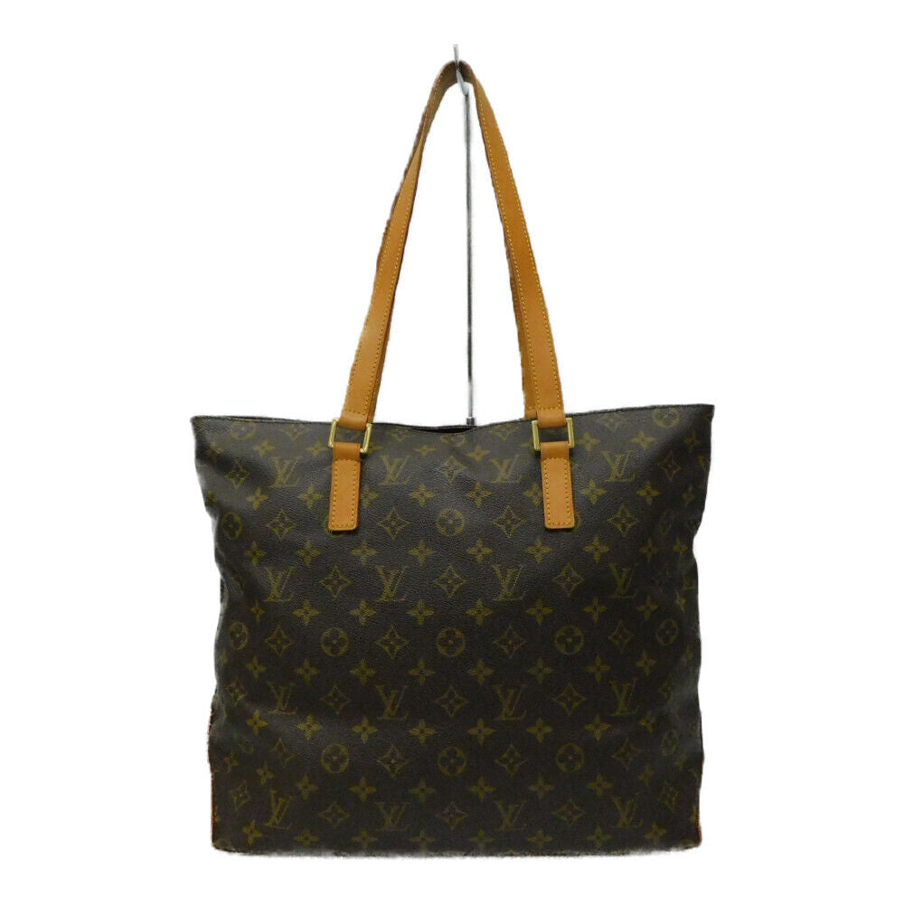 Louis Vuitton Cabas Mezzo M51151 Tote Bag Shoulder Monogram Gold Hardware Brown