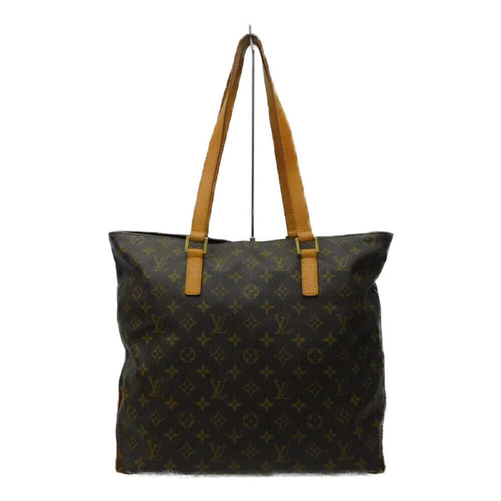 Louis Vuitton Cabas Mezzo M51151 Tote Bag Shoulder Monogram Gold Hardware Brown