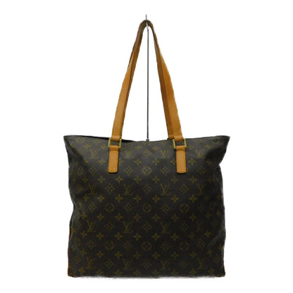 Louis Vuitton Cabas Mezzo M51151 Tote Bag Shoulder Monogram Gold Hardware Brown