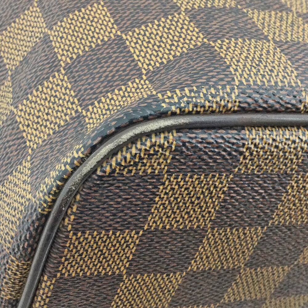 Louis Vuitton Saleya PM N51183 Damier Ebene Brown Tote Bag Zipper Closure