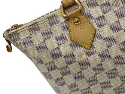 Louis Vuitton Saleya PM N51186 Damier Azur Tote Bag Handbag Zipper Closure