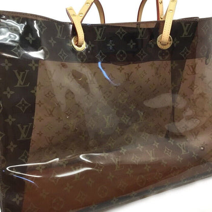 Louis Vuitton Cabas Cruise Pool Bag Tote 2000 Vinyl Monogram Brown M50500