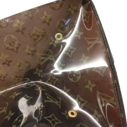 Louis Vuitton Cabas Cruise Pool Bag Tote 2000 Vinyl Monogram Brown M50500