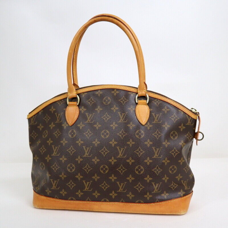 Louis Vuitton Lockit Horizontal Tote Bag Handbag Monogram M40104 Brown