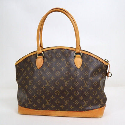 Louis Vuitton Lockit Horizontal Tote Bag Handbag Monogram M40104 Brown