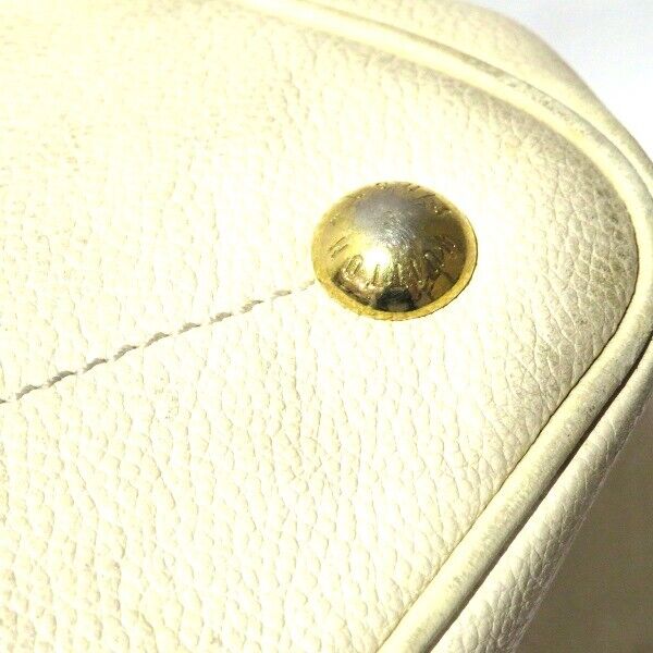 Louis Vuitton Monogram Empreinte Citadine PM M40554 Bag Tote Neige White Leather