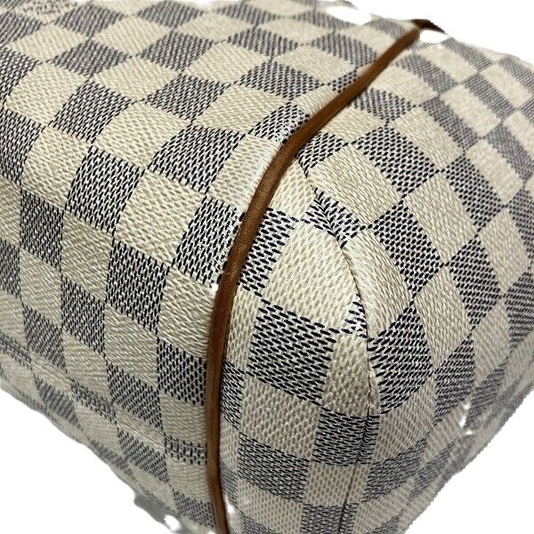 Louis Vuitton Damier Azur Totally PM N51261 Bag Shoulder Tote Zipper Closure