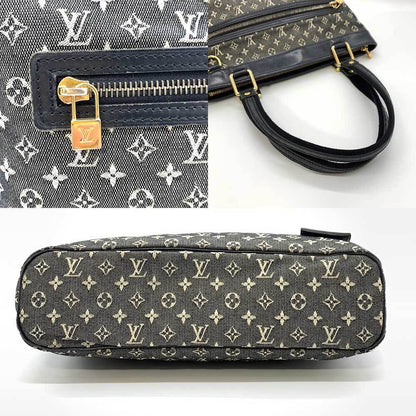 Louis Vuitton Lucille PM Tote Bag Monogram Mini M92682 Leather Canvas Black