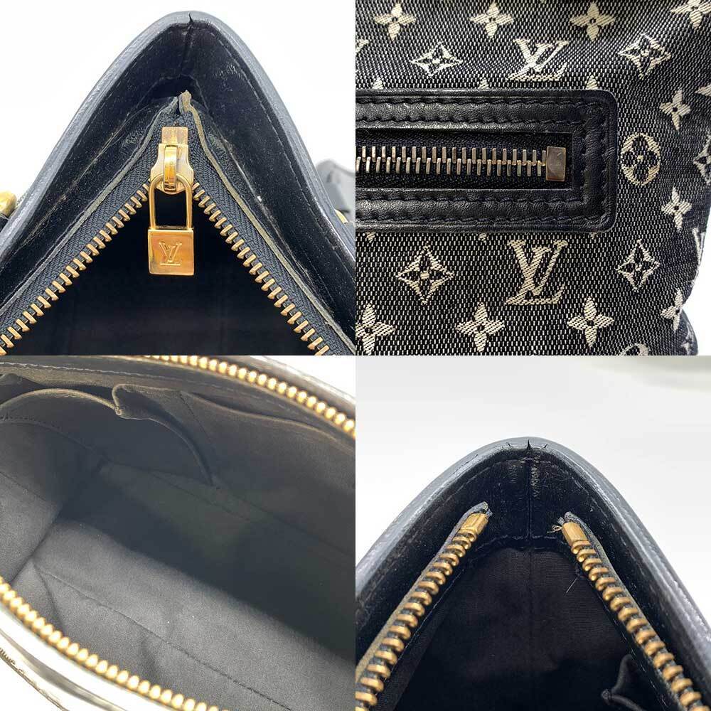 Louis Vuitton Lucille PM Tote Bag Monogram Mini M92682 Leather Canvas Black