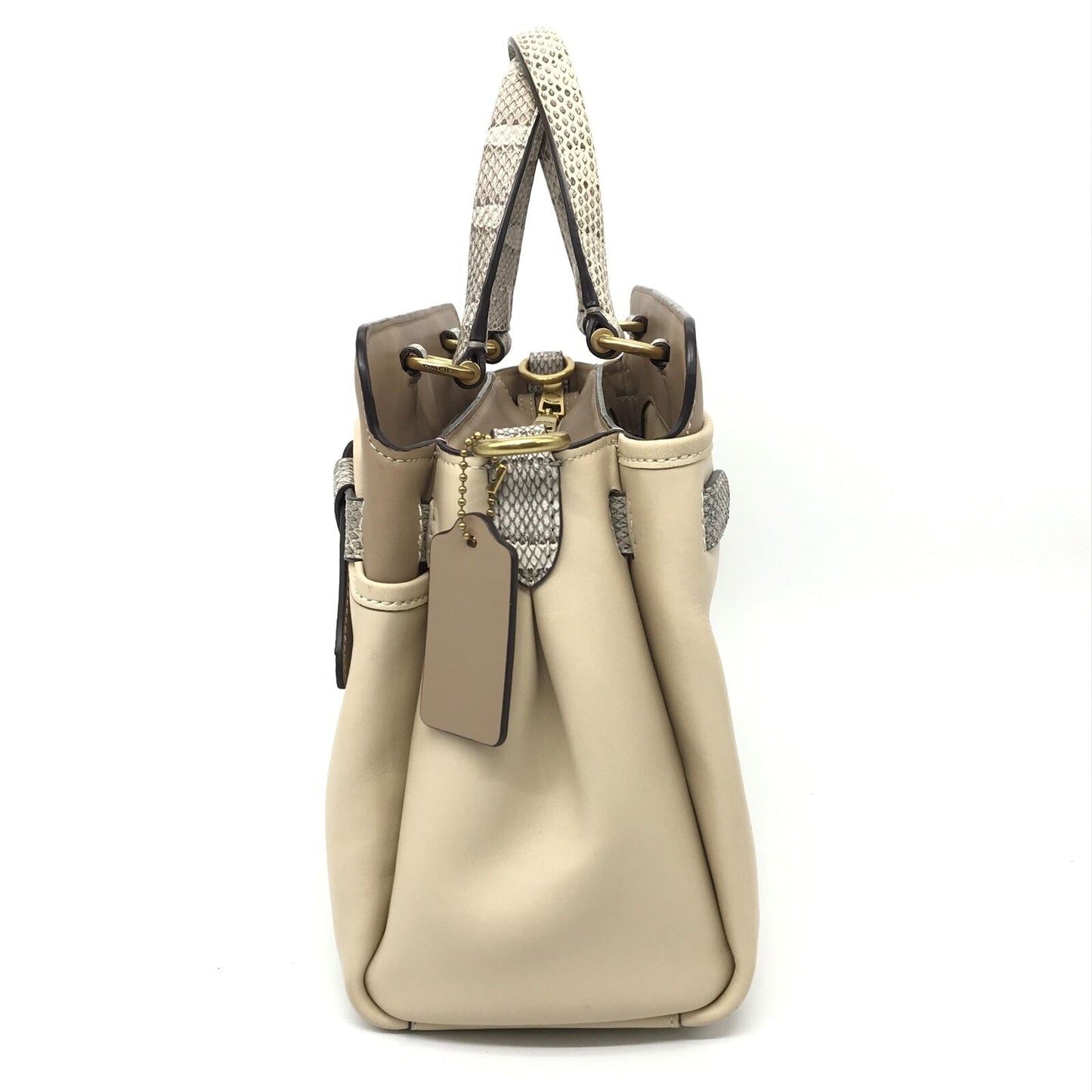 Coach Tate Carryall 29/2Way Bag/C5317/ Ivory Beige F122 29.5x23x13cm