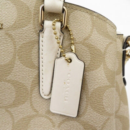 Coach Signature 2Way Mini Sage Carryall Handbag F29434 Beige Seto