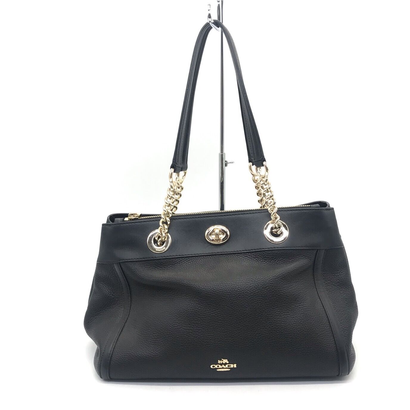 Coach Edie Carryall/Tote Bag/87239 Black F122