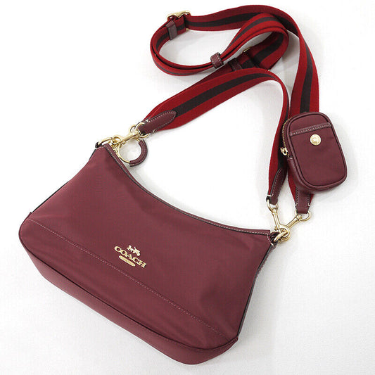 Coach Ellis Shoulder Bag 2Way Ca205 Wine Red F122