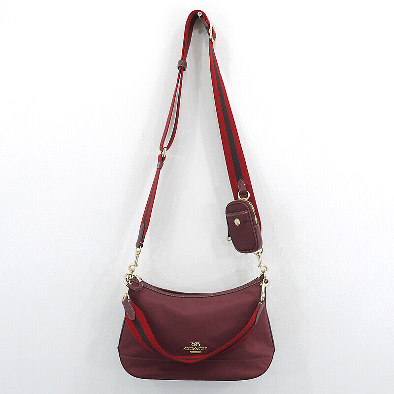 Coach Ellis Shoulder Bag 2Way Ca205 Wine Red F122