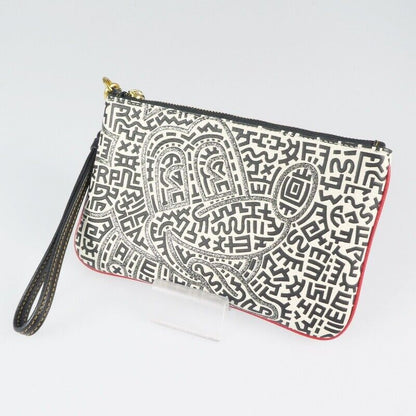 Coach Disney Mickey Mouse Keith Haring Small Wristlet C1176 2021Ss