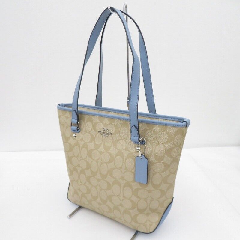 Coach City Tote Signature Canvas Bag F58294 Beige Seto