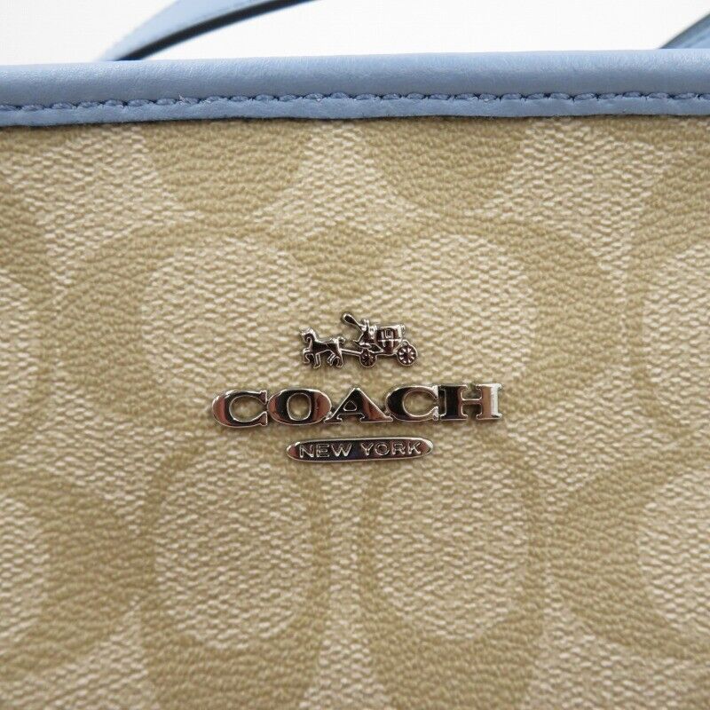 Coach City Tote Signature Canvas Bag F58294 Beige Seto