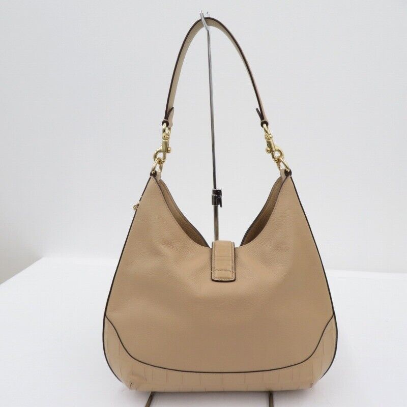 Coach F73095 Amber Hobo Shoulder Bag Beige F122