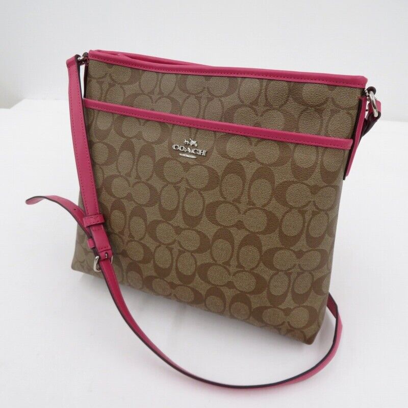 Coach Signature Shoulder Bag F58297 Beige