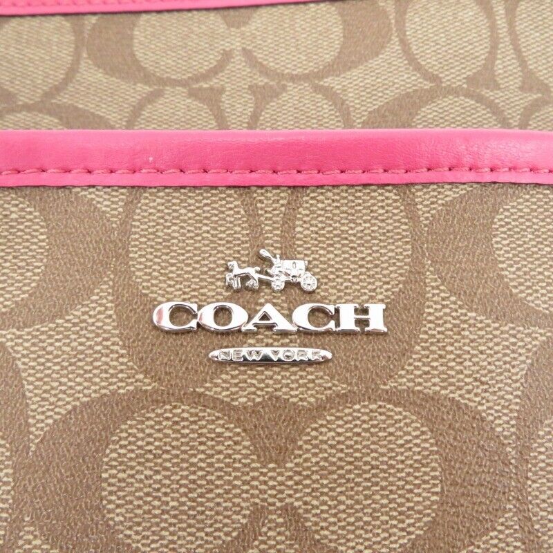 Coach Signature Shoulder Bag F58297 Beige