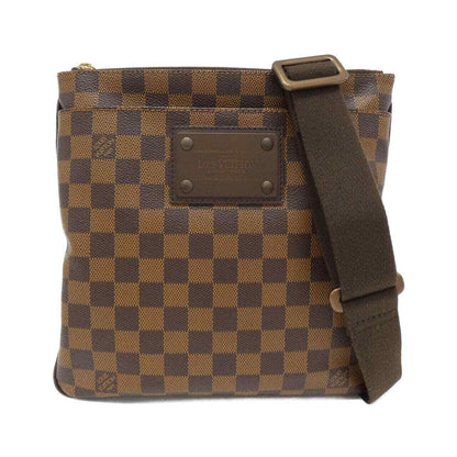 Louis Vuitton Damier Pochette Pratt Brooklyn N41100 Coated Canvas Shoulder Bag