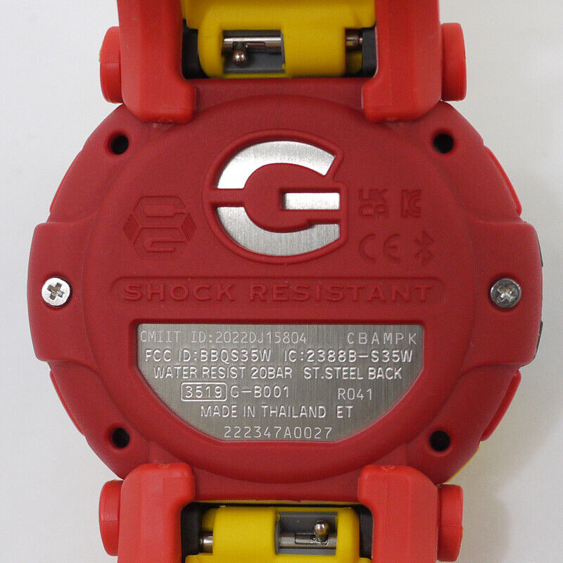 Casio Watch G-Shock Jason G-B001Mve-9Jr Bluetooth Quartz Yellow F131