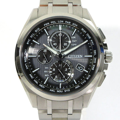 Citizen At8040-57E Attesa At8040 Series Wristwatch Multi-Hand Analog Display Sol