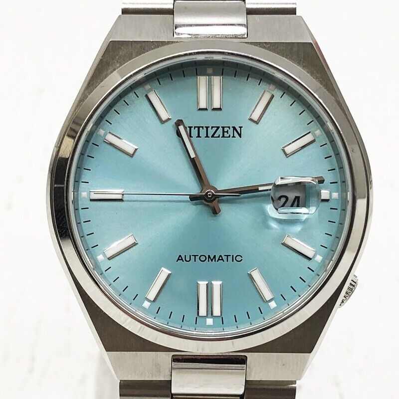 Citizen Watch Analog Automatic Winding Color Light Blue Nj0151-88M Tsuyosa F131