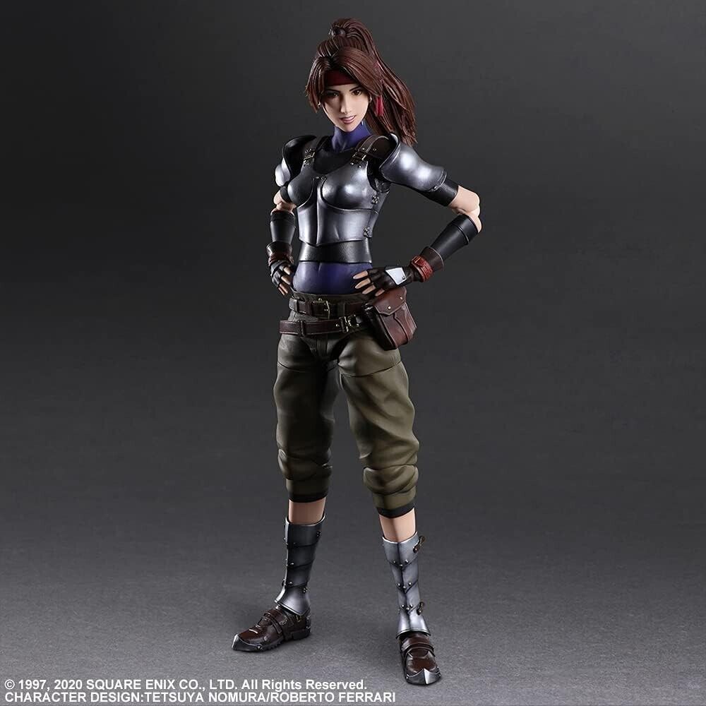 Square Enix Final Fantasy VII Remake Play Arts Kai Jesse Bike Set PVC Figure