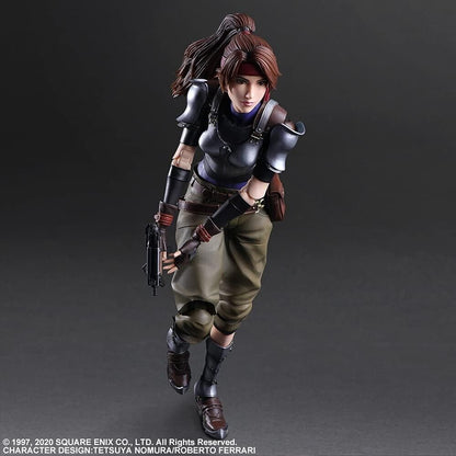 Square Enix Final Fantasy VII Remake Play Arts Kai Jesse Bike Set PVC Figure