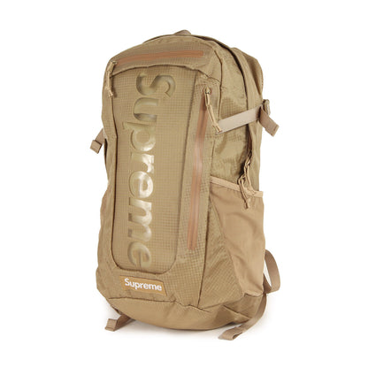 Supreme 21SS Clear Logo Backpack Tan Nylon Good Condition