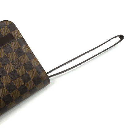 Louis Vuitton Damier Saint Louis Clutch Bag N51993 Brown Good Condition