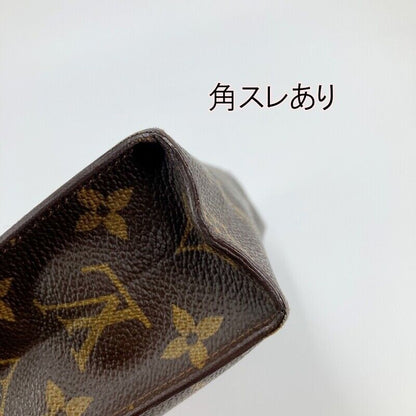 Louis Vuitton M47542 Monogram Posh Toilette 26 Clutch Bag Brown